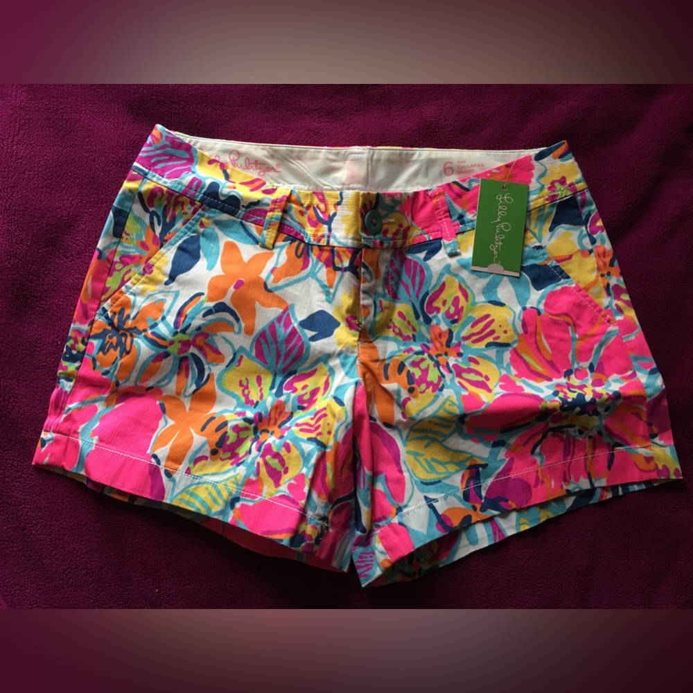 Lilly Pulitzer Callahan Short in Besame Mucho, size 6, New With Tags